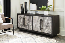 Load image into Gallery viewer, Lakenwood Black/Gray/Ivory Accent Cabinet
