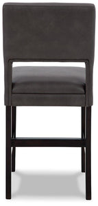 Leektree Gray/Brown Counter Height Bar Stool