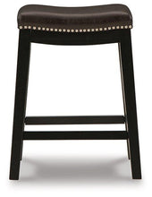 Load image into Gallery viewer, Lemante Dark Brown Counter Height Bar Stool
