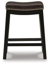 Load image into Gallery viewer, Lemante Dark Brown Counter Height Bar Stool (Set of 2)
