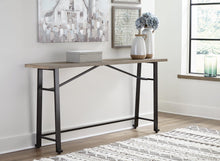 Load image into Gallery viewer, Lesterton Light Brown/Black Long Counter Table
