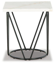 Load image into Gallery viewer, Vancent White/Black End Table
