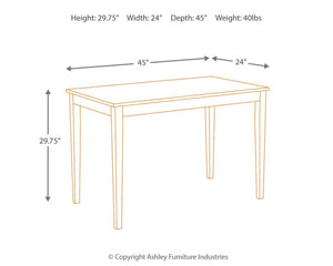 Kimonte - Rectangular Dining Room Table