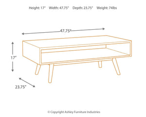 Kisper - Rectangular Cocktail Table