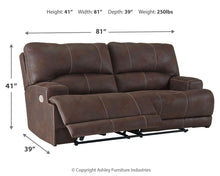 Load image into Gallery viewer, Kitching - 2 Seat Pwr Rec Sofa Adj Hdrest
