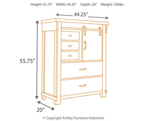 Lakeleigh - Five Drawer Chest