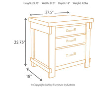 Load image into Gallery viewer, Lakeleigh - hree Drawer Night Stand
