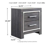 Load image into Gallery viewer, Lodanna - Two Drawer Night Stand
