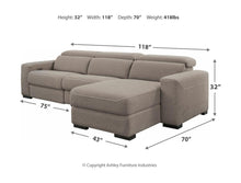 Load image into Gallery viewer, Mabton - 4 Pc. - Left Arm Facing Power Recliner 3 Pc Sectional, Recliner
