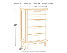 Load image into Gallery viewer, Ralene - Five Drawer Chest
