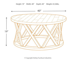 Sharzane - Round Cocktail Table