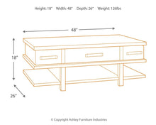 Load image into Gallery viewer, Stanah - Lift Top Cocktail Table
