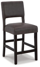 Load image into Gallery viewer, Leektree Gray/Brown Counter Height Bar Stool
