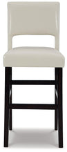 Load image into Gallery viewer, Leektree Ivory/Brown Bar Height Bar Stool (Set of 2)

