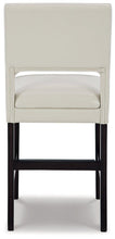 Load image into Gallery viewer, Leektree Ivory/Brown Counter Height Bar Stool
