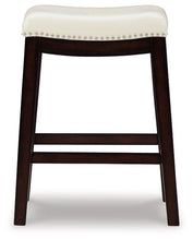 Load image into Gallery viewer, Lemante Ivory/Brown Counter Height Bar Stool
