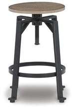 Load image into Gallery viewer, Lesterton Light Brown/Black Counter Height Stool
