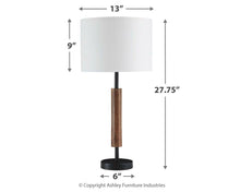 Load image into Gallery viewer, Maliny - Wood Table Lamp (2/cn)
