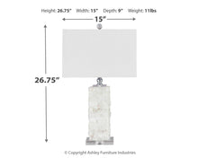 Load image into Gallery viewer, Malise - Alabaster Table Lamp (1/cn)

