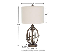 Load image into Gallery viewer, Manasa - Metal Table Lamp (1/cn)
