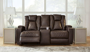 Mancin Reclining Loveseat with Console