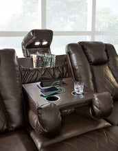 Load image into Gallery viewer, Mancin Reclining Sofa with Drop Down Table
