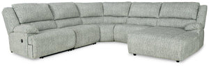 McClelland 5-Piece Reclining Sectional with Chaise