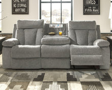 Load image into Gallery viewer, Mitchiner - Rec Sofa W/drop Down Table
