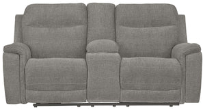 Mouttrie - Pwr Rec Loveseat/con/adj Hdrst