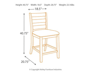 Rokane - Upholstered Barstool (2/cn)