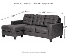 Load image into Gallery viewer, Venaldi - Sofa Chaise Queen Sleeper
