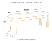 Load image into Gallery viewer, Ralene - Large Uph Dining Room Bench
