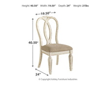 Load image into Gallery viewer, Realyn - Dining Uph Side Chair (2/cn)
