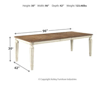 Load image into Gallery viewer, Realyn - Rect Dining Room Ext Table
