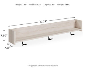 Socalle - Wall Mounted Coat Rack W/shelf