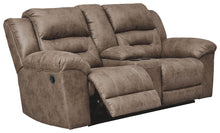 Load image into Gallery viewer, Stoneland - Dbl Rec Loveseat W/console
