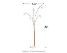 Load image into Gallery viewer, Taliya - Metal Arc Lamp (1/cn)
