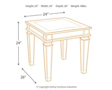 Load image into Gallery viewer, Tessani - Rectangular End Table
