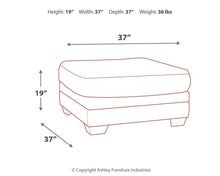 Load image into Gallery viewer, Tracling - Oversized Accent Ottoman
