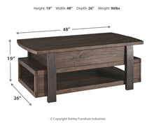 Load image into Gallery viewer, Vailbry - Lift Top Cocktail Table
