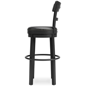 Valebeck - Tall Uph Swivel Barstool(1/cn)