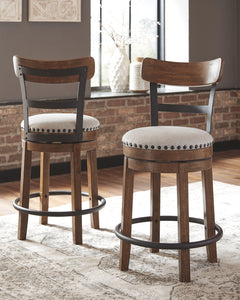 Valebeck - Uph Swivel Barstool (1/cn)