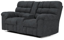 Load image into Gallery viewer, Wilhurst - Double Rec Loveseat W/console
