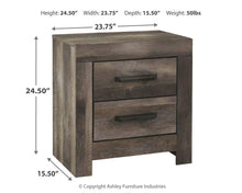 Load image into Gallery viewer, Wynnlow - Two Drawer Night Stand
