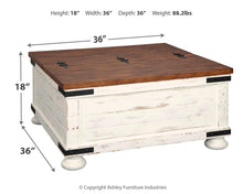 Load image into Gallery viewer, Wystfield - Cocktail Table With Storage
