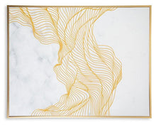 Load image into Gallery viewer, Richburgh White/Gold Finish Wall Art
