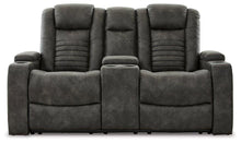 Load image into Gallery viewer, Soundcheck Storm Power Reclining Loveseat with Console
