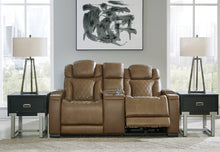 Load image into Gallery viewer, Strikefirst Nutmeg Power Reclining Loveseat
