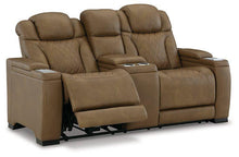 Load image into Gallery viewer, Strikefirst Nutmeg Power Reclining Loveseat
