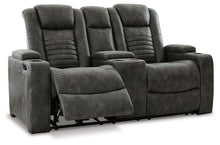 Load image into Gallery viewer, Soundcheck Storm Power Reclining Loveseat with Console
